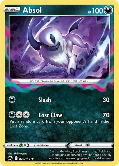 Absol (076/159) [Crown Zenith]