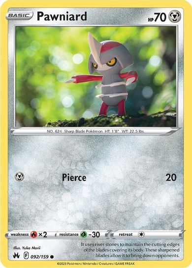 Pawniard (092/159) [Crown Zenith]