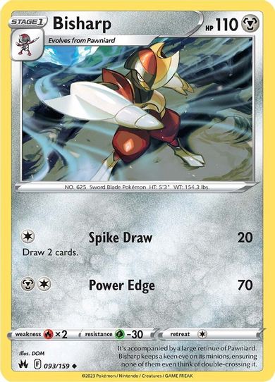 Bisharp (093/159) [Crown Zenith]