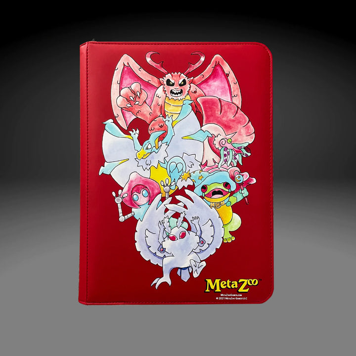 Official MetaZoo TCG Cryptid Nation Binder (Red)