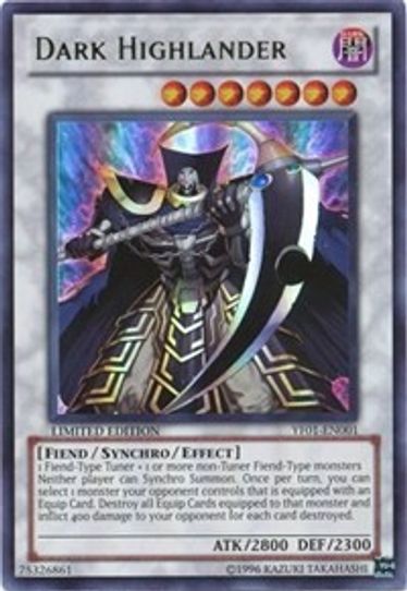 Dark Highlander (YF01-EN001) [Yu-Gi-Oh! 5D's Manga Promotional Cards]
