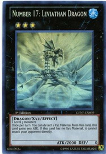 Number : Leviathan Dragon (Ghost Rare) (GENF-EN039) [Generation Force]