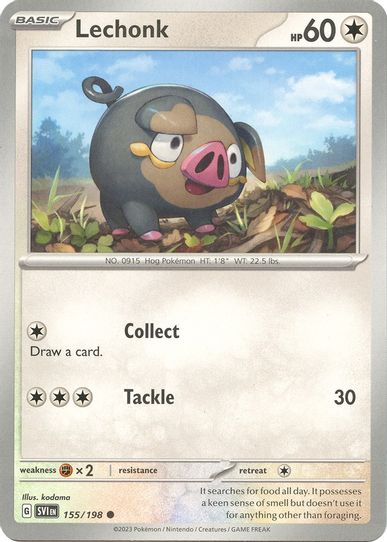 Lechonk (155/198) [SV01: Scarlet & Violet Base Set]
