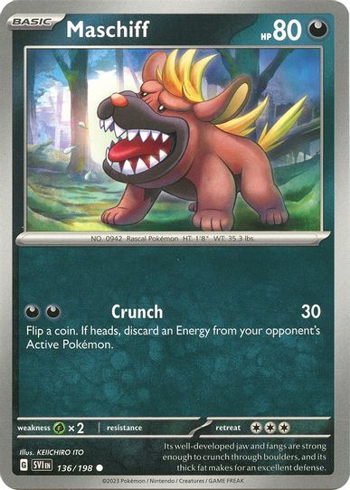 Maschiff (136/198) [SV01: Scarlet & Violet Base Set]