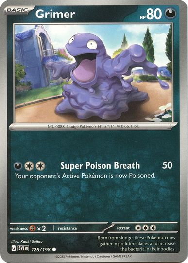 Grimer (126/198) [SV01: Scarlet & Violet Base Set]