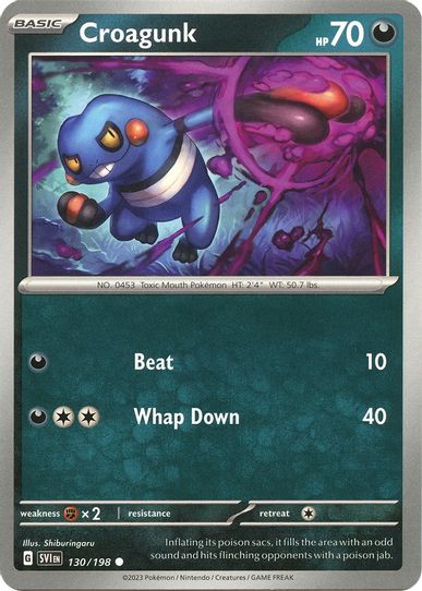 Croagunk (130/198) [SV01: Scarlet & Violet Base Set]