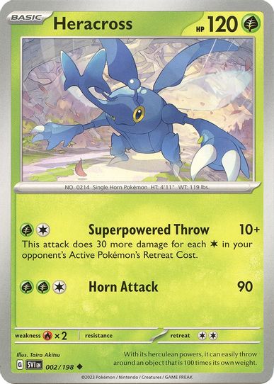 Heracross (002/198) [SV01: Scarlet & Violet Base Set]