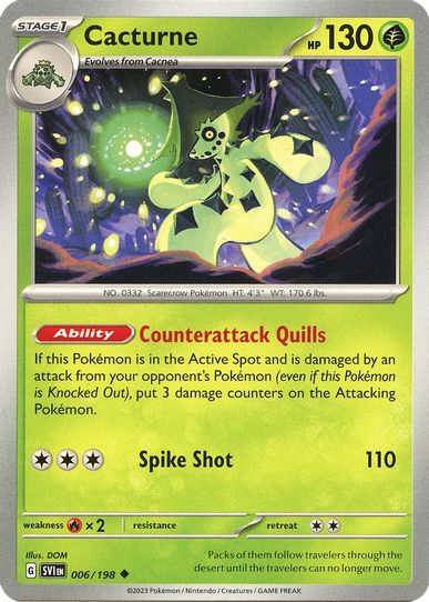Cacturne (006/198) [SV01: Scarlet & Violet Base Set]