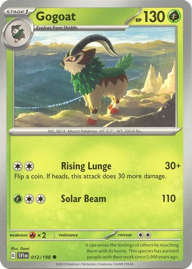 Gogoat (012/198) [SV01: Scarlet & Violet Base Set]