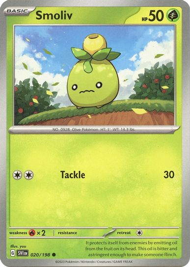 Smoliv (020/198) [SV01: Scarlet & Violet Base Set]