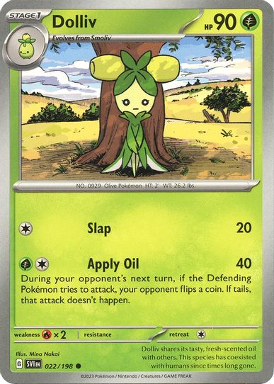 Dolliv (022/198) [SV01: Scarlet & Violet Base Set]