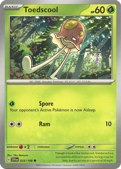 Toedscool (025/198) [SV01: Scarlet & Violet Base Set]