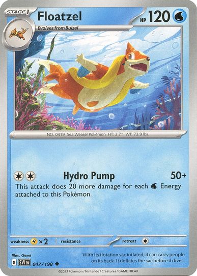 Floatzel (047/198) [SV01: Scarlet & Violet Base Set]