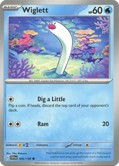 Wiglett (056/198) [SV01: Scarlet & Violet Base Set]