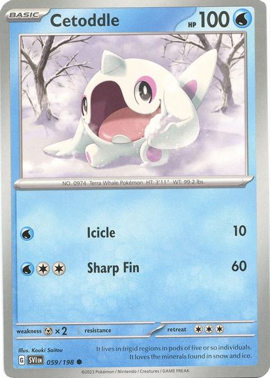 Cetoddle (059/198) [SV01: Scarlet & Violet Base Set]