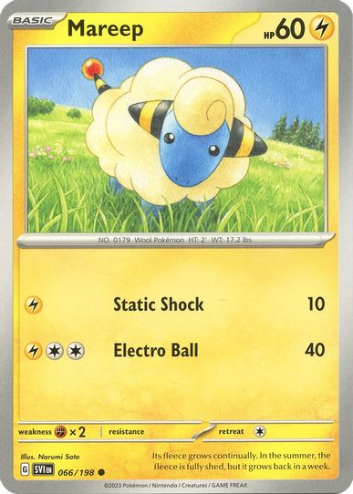 Mareep (066/198) [SV01: Scarlet & Violet Base Set]