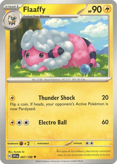 Flaaffy (067/198) [SV01: Scarlet & Violet Base Set]