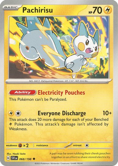 Pachirisu (068/198) [SV01: Scarlet & Violet Base Set]