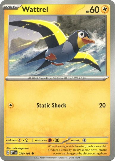 Wattrel (078/198) [SV01: Scarlet & Violet Base Set]
