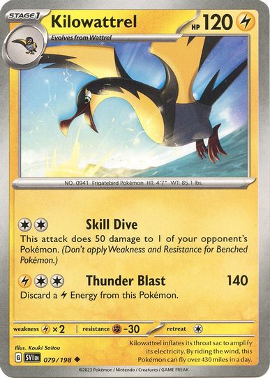 Kilowattrel (079/198) [SV01: Scarlet & Violet Base Set]