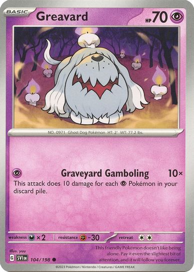 Greavard (104/198) [SV01: Scarlet & Violet Base Set]