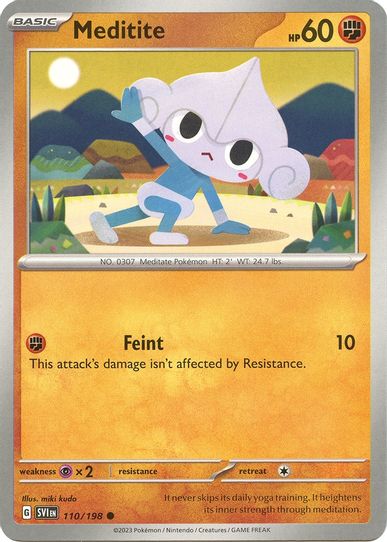 Meditite (110/198) [SV01: Scarlet & Violet Base Set]