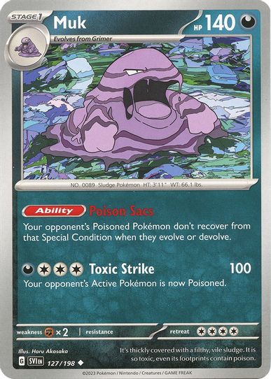 Muk (127/198) [SV01: Scarlet & Violet Base Set]