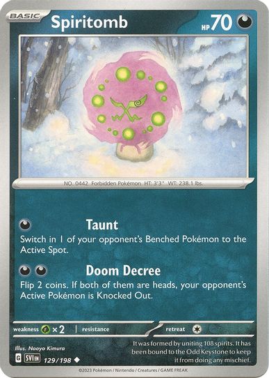 Spiritomb (129/198) [SV01: Scarlet & Violet Base Set]