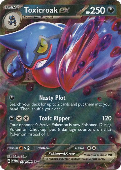 Toxicroak ex (131/198) [SV01: Scarlet & Violet Base Set]