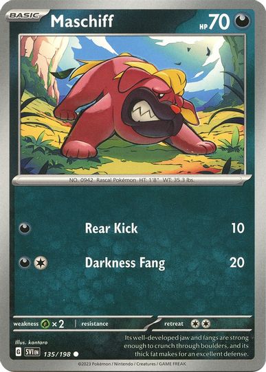 Maschiff (135/198) [SV01: Scarlet & Violet Base Set]