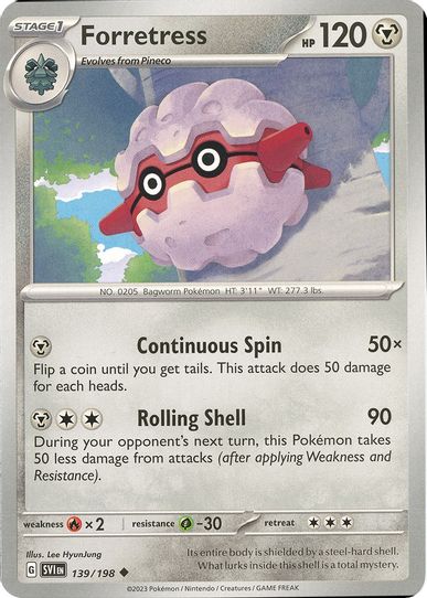 Forretress (139/198) [SV01: Scarlet & Violet Base Set]