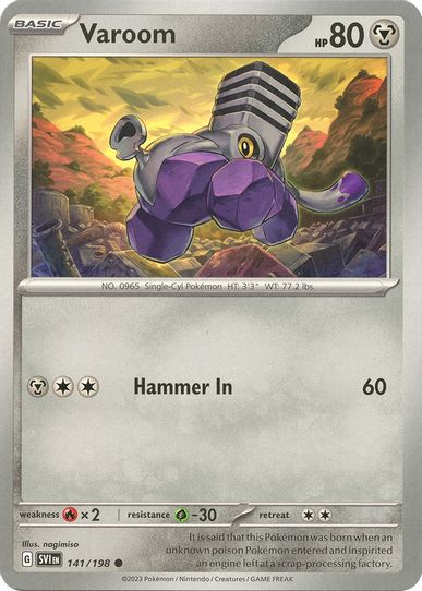 Varoom (141/198) [SV01: Scarlet & Violet Base Set]