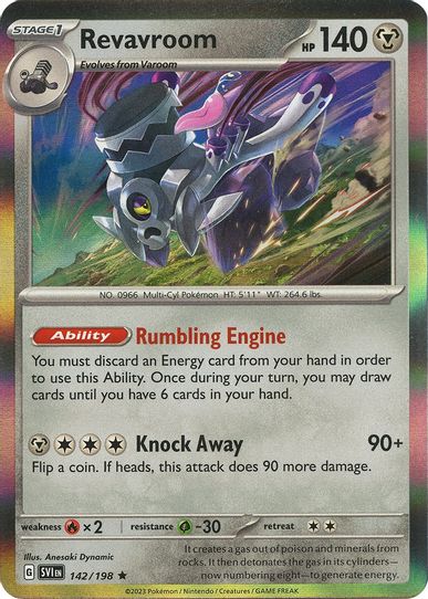 Revavroom (142/198) [SV01: Scarlet & Violet Base Set]