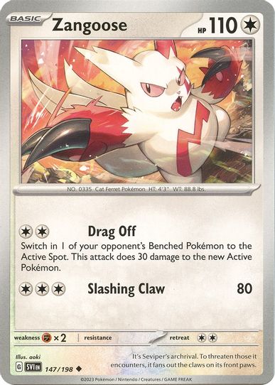 Zangoose (147/198) [SV01: Scarlet & Violet Base Set]