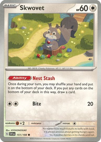 Skwovet (151/198) [SV01: Scarlet & Violet Base Set]