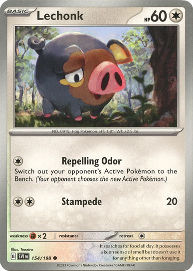 Lechonk (154/198) [SV01: Scarlet & Violet Base Set]