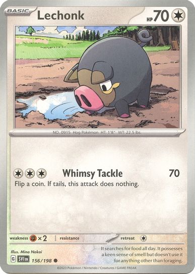 Lechonk (156/198) [SV01: Scarlet & Violet Base Set]