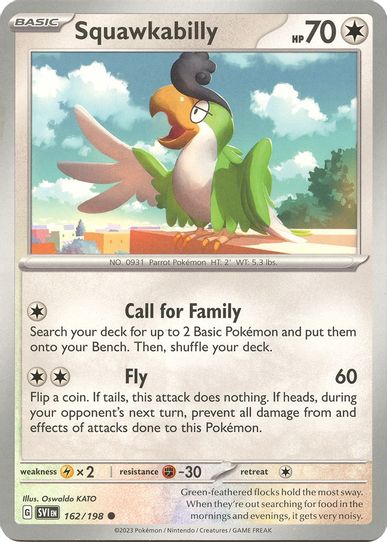Squawkabilly (162/198) [SV01: Scarlet & Violet Base Set]
