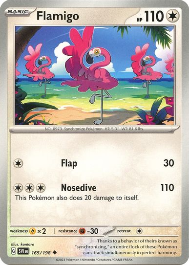 Flamigo (165/198) [SV01: Scarlet & Violet Base Set]