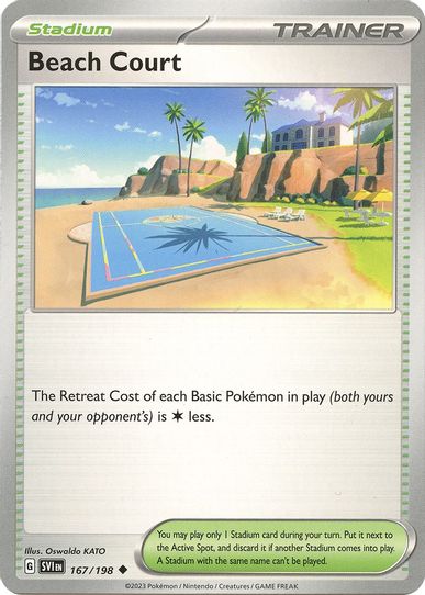 Beach Court (167/198) [SV01: Scarlet & Violet Base Set]