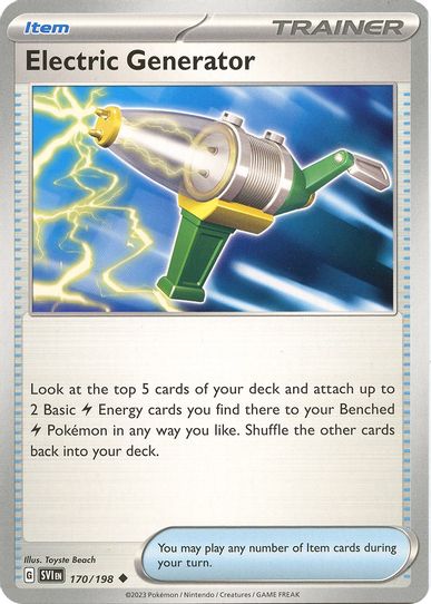 Electric Generator (170/198) [SV01: Scarlet & Violet Base Set]