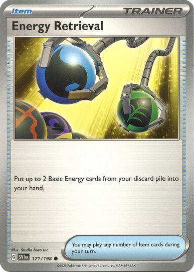 Energy Retrieval (171/198) [SV01: Scarlet & Violet Base Set]