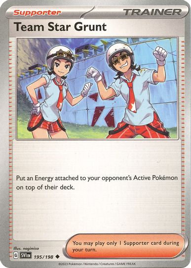 Team Star Grunt (195/198) [SV01: Scarlet & Violet Base Set]