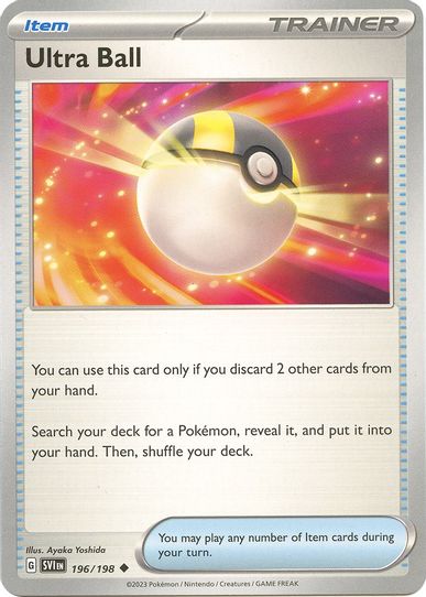 Ultra Ball (196/198) [SV01: Scarlet & Violet Base Set]