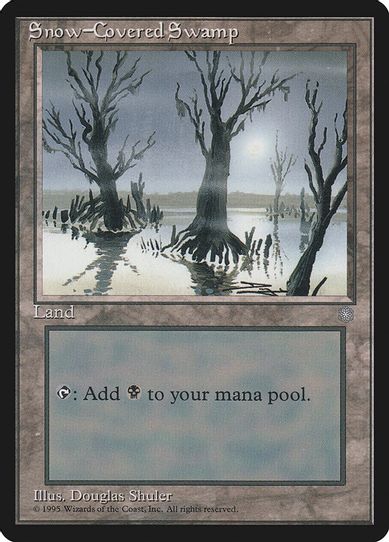 Snow-Covered Swamp (351) [Ice Age]