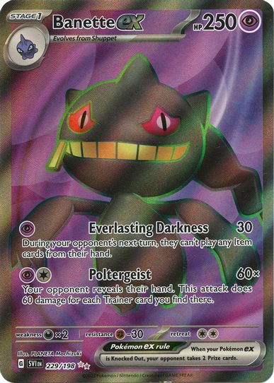 Banette ex (229/198) [SV01: Scarlet & Violet Base Set]