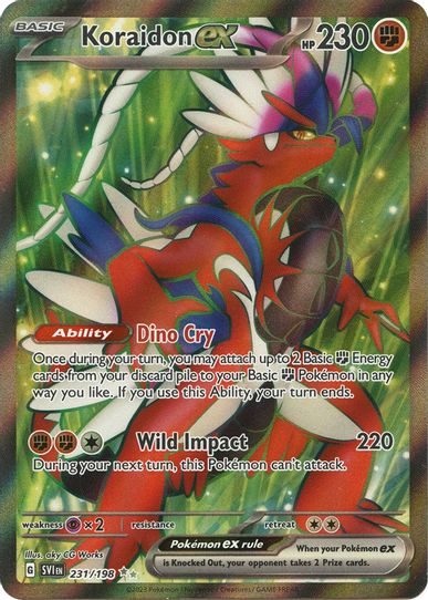 Koraidon ex (231/198) [SV01: Scarlet & Violet Base Set]