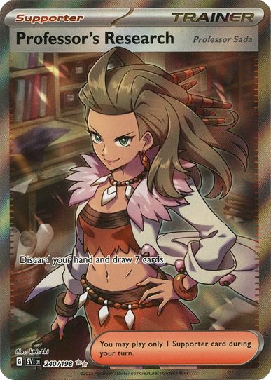 Professor's Research (240/198) [SV01: Scarlet & Violet Base Set]