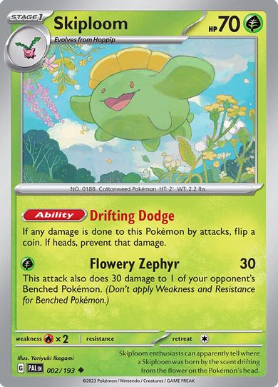 Skiploom (002/193) [SV02: Paldea Evolved]