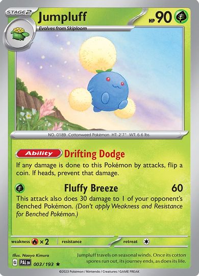 Jumpluff (003/193) [SV02: Paldea Evolved]